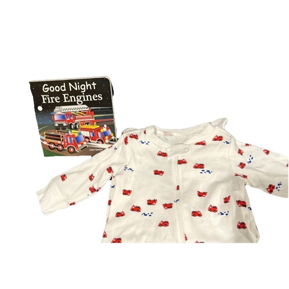 Future‎ Fireman, Lil Firefighter Gift, Fire Truck  Pajama's & Fire Engines Book